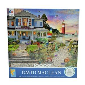 Ceaco David Maclean Beach Love 1000 Piece Jigsaw Puzzle 26.6 x 19 inches Sealed